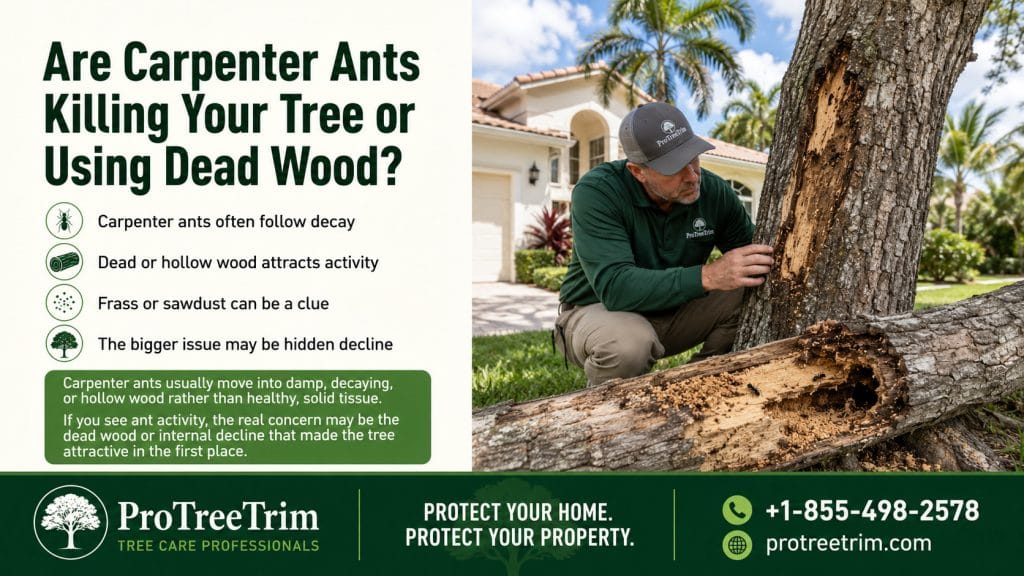 Are Carpenter Ants Killing Your Tree or Using Dead Wood?
