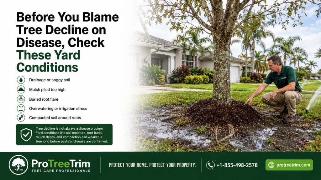 Before You Blame Tree Decline on Disease, Check These Yard Conditions