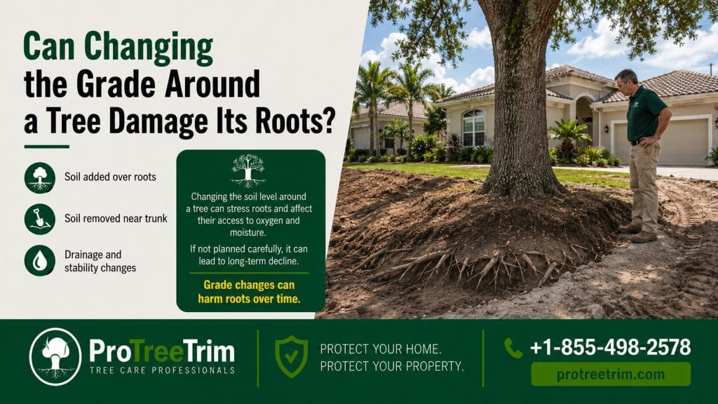 Can Changing the Grade Around a Tree Damage Its Roots?