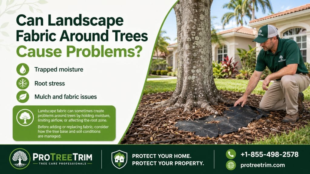 Can Landscape Fabric Around Trees Cause Problems?