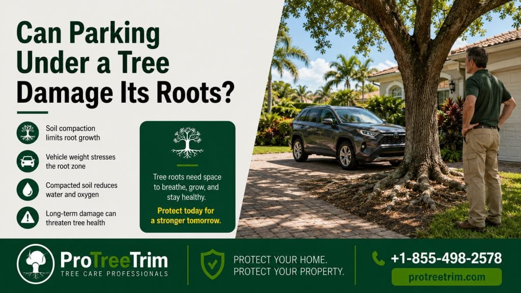 Can Parking Under a Tree Damage Its Roots