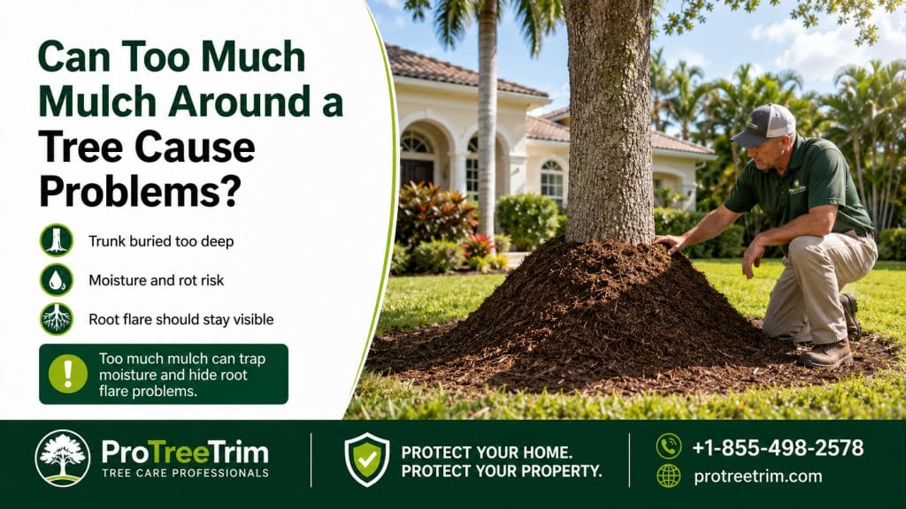 Can Too Much Mulch Around a Tree Cause Problems?
