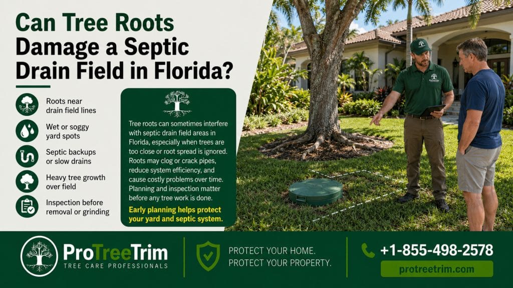 Can Tree Roots Damage a Septic Drain Field in Florida?