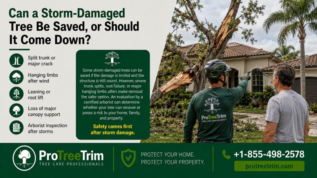 Can a Storm-Damaged Tree Be Saved, or Should It Come Down?