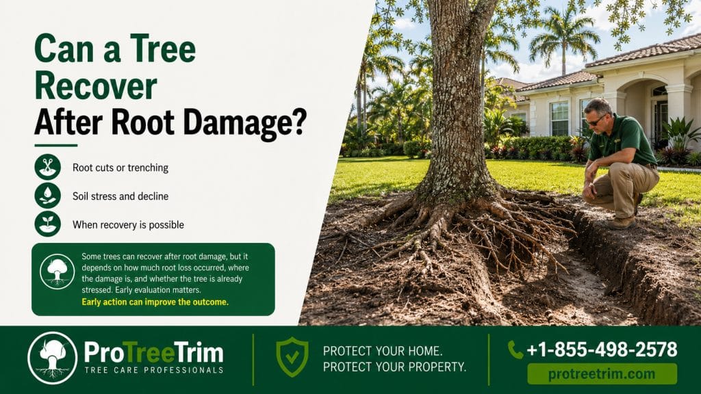 Can a Tree Recover After Root Damage