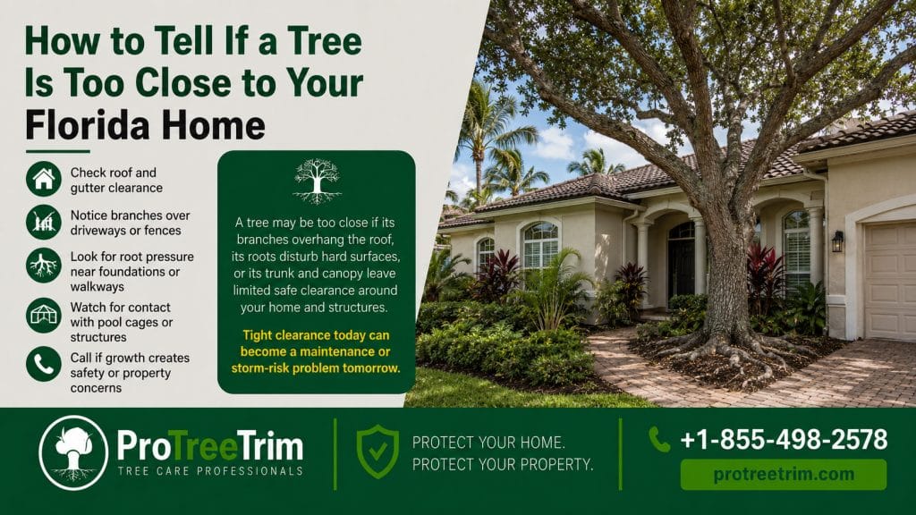 How to Tell If a Tree Is Too Close to Your Florida Home