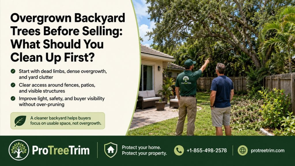 Overgrown Backyard Trees Before Selling: What Should You Clean Up First?
