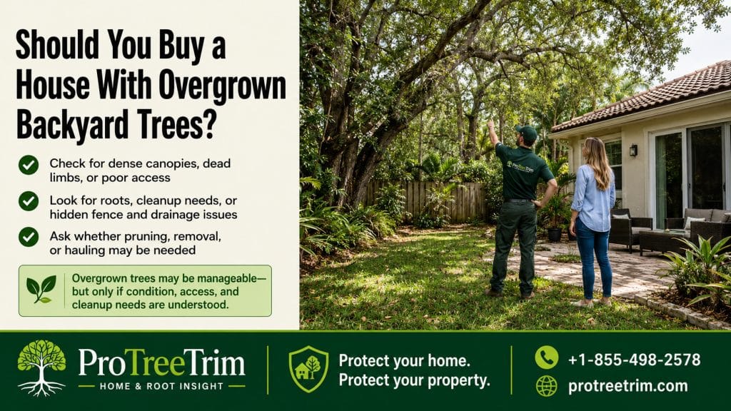 Should You Buy a House With Overgrown Backyard Trees?