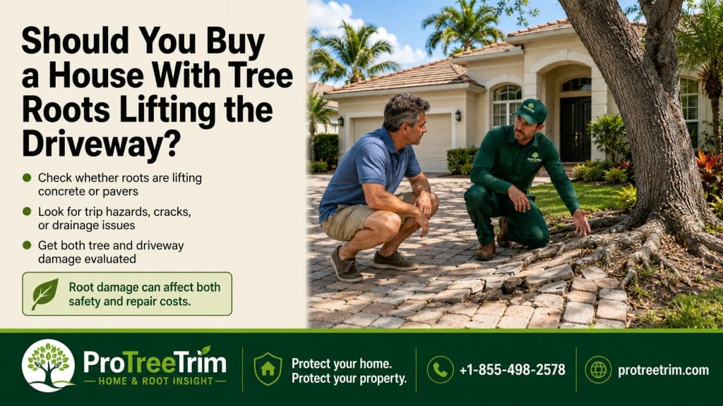 Should You Buy a House With Tree Roots Lifting the Driveway?