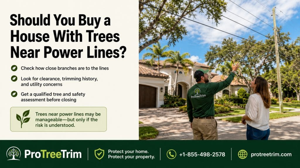 Should You Buy a House With Trees Near Power Lines?