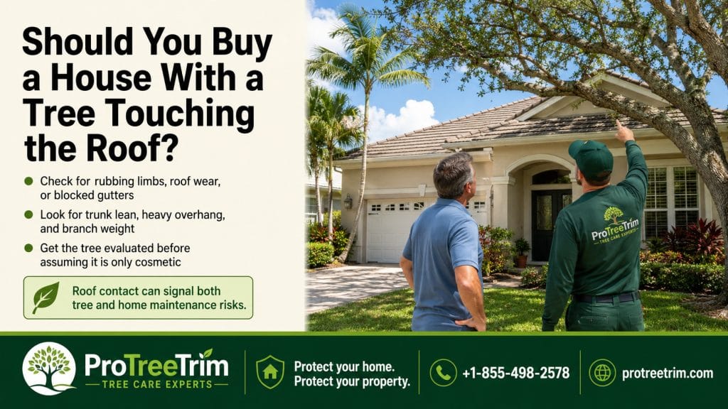 Should You Buy a House With a Tree Touching the Roof?