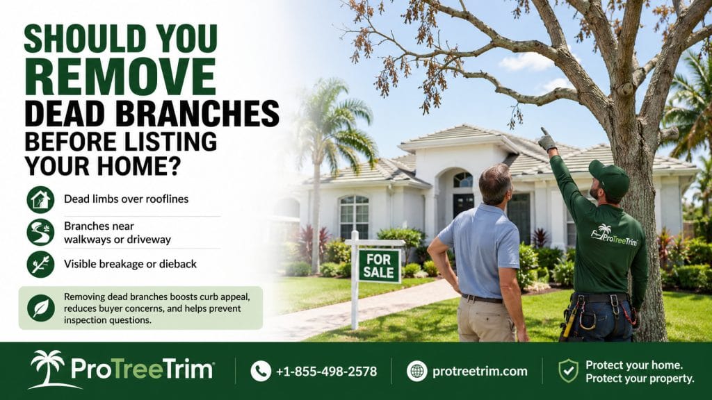 Should You Remove Dead Branches Before Listing Your Home?