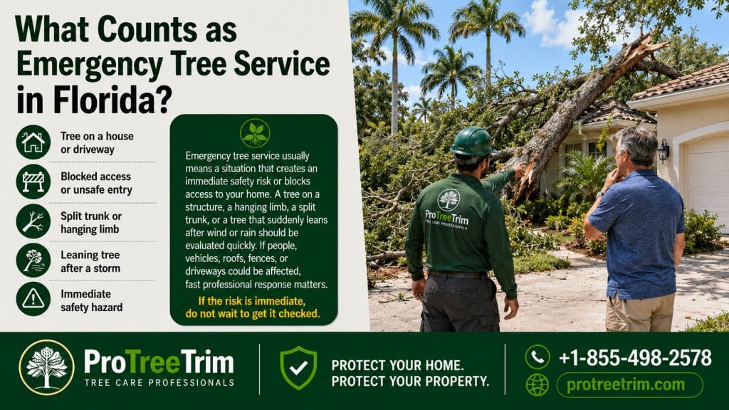 What Counts as Emergency Tree Service in Florida?