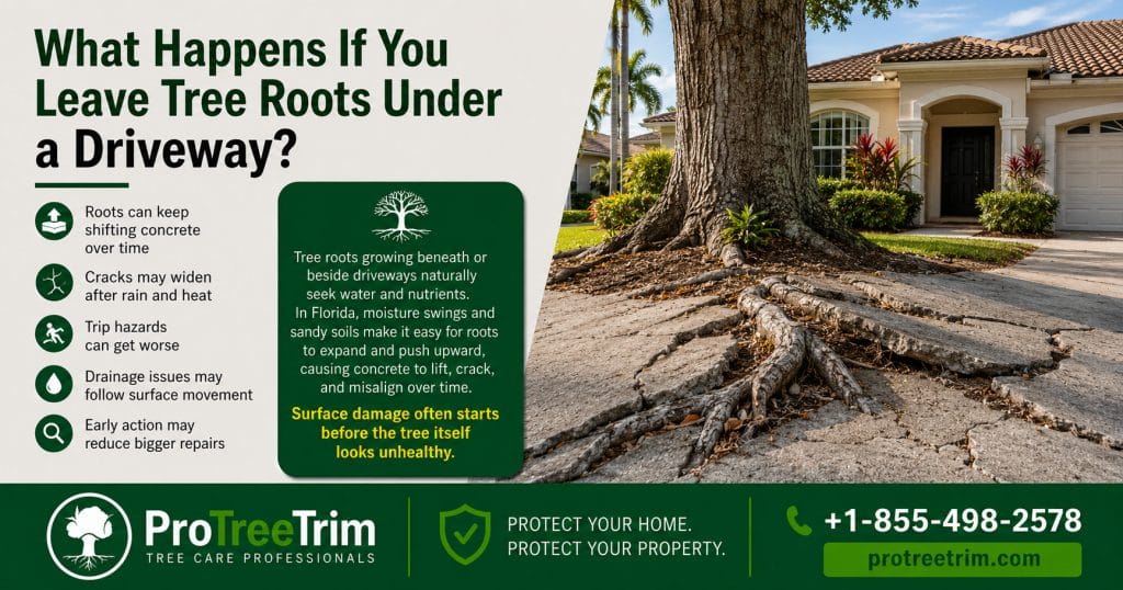 What Happens If You Leave Tree Roots Under a Driveway?