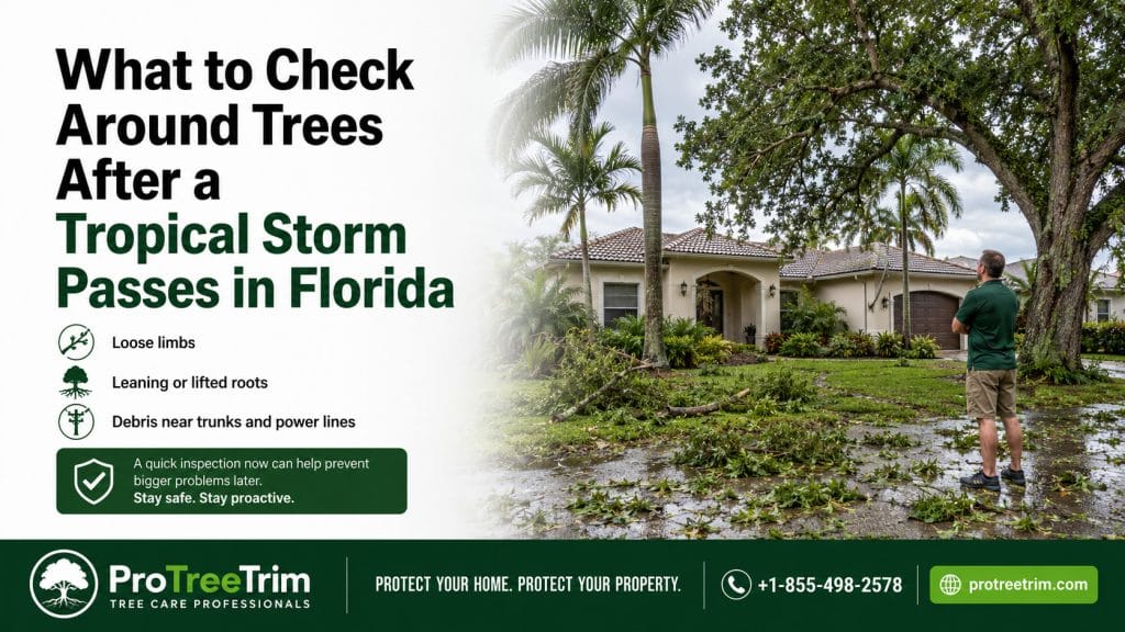 What to Check Around Trees After a Tropical Storm Passes in Florida