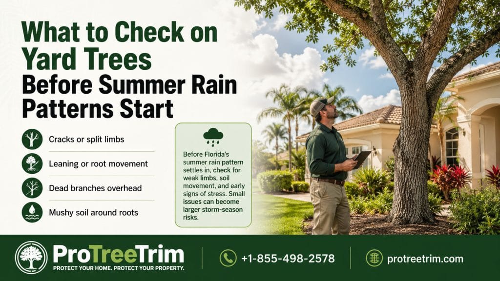 What to Check on Yard Trees Before Summer Rain Patterns Start