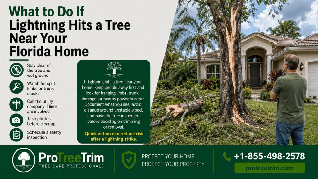 What to Do If Lightning Hits a Tree Near Your Florida Home