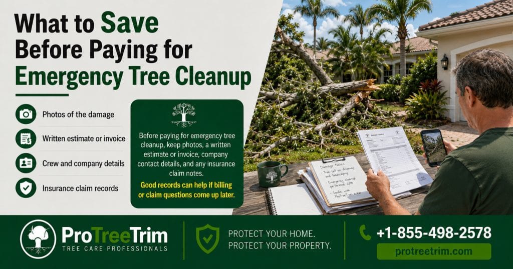What to Save Before Paying for Emergency Tree Cleanup