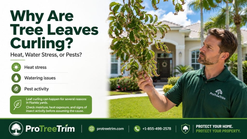 Why Are Tree Leaves Curling? Heat, Water Stress, or Pests?