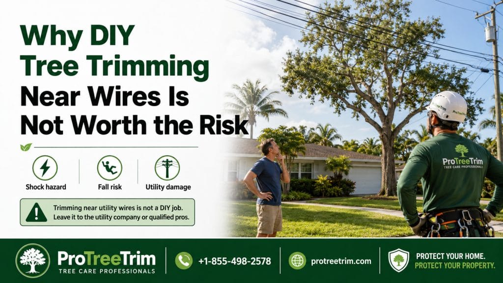 Why DIY Tree Trimming Near Wires Is Not Worth the Risk