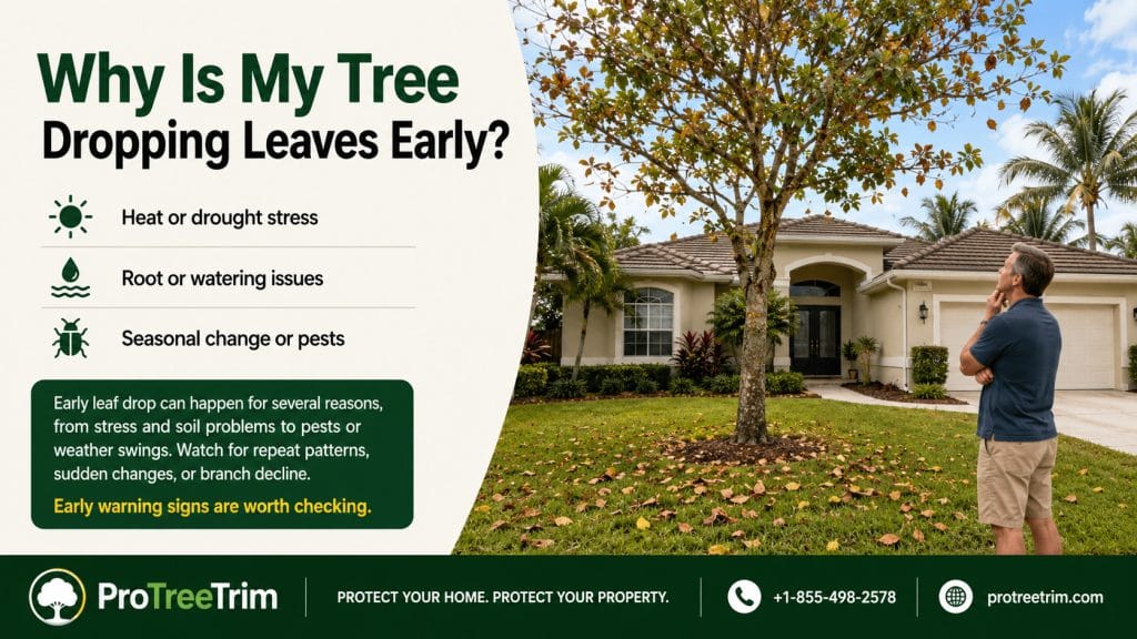 Why Is My Tree Dropping Leaves Early?