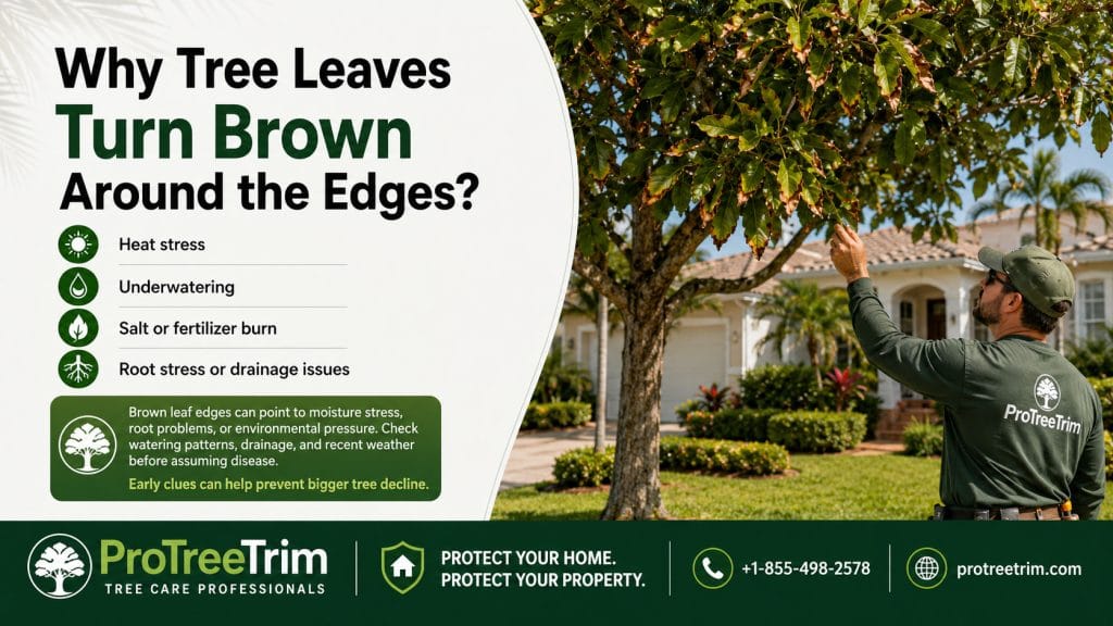 Why Tree Leaves Turn Brown Around the Edges?