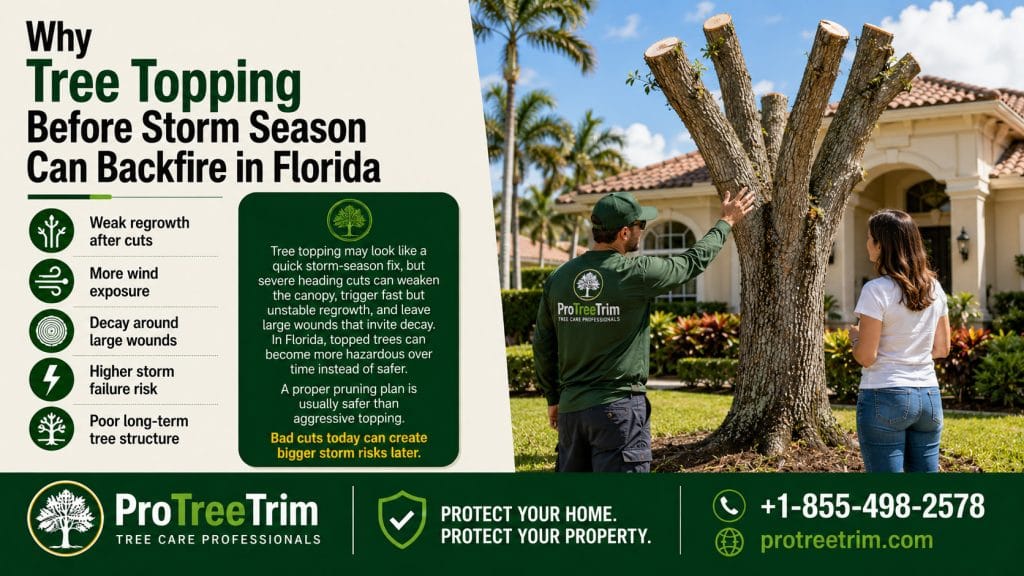 Why Tree Topping Before Storm Season Can Backfire in Florida
