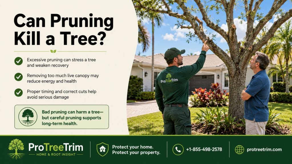 Can Pruning Kill a Tree?