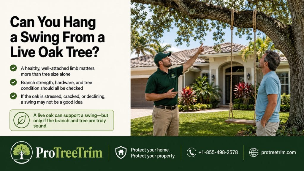 Can You Hang a Swing From a Live Oak Tree?