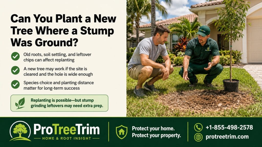 Can You Plant a New Tree Where a Stump Was Ground?