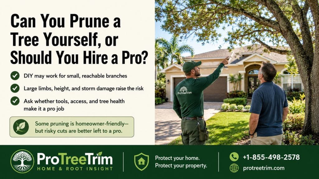 Can You Prune a Tree Yourself, or Should You Hire a Pro?