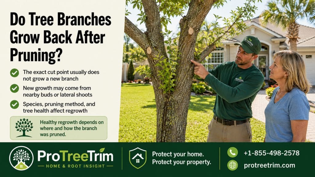Do Tree Branches Grow Back After Pruning?