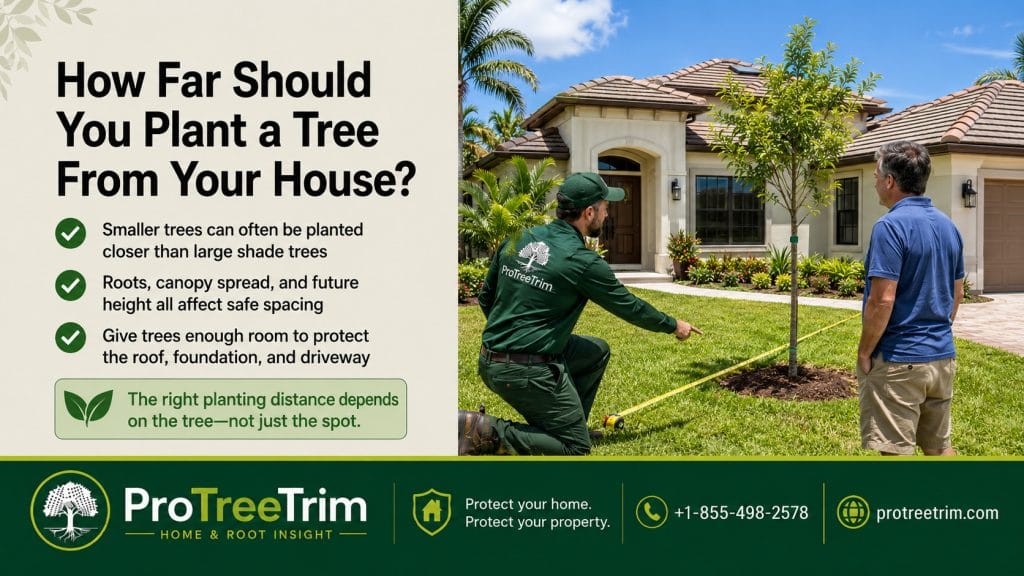 How Far Should You Plant a Tree From Your House?