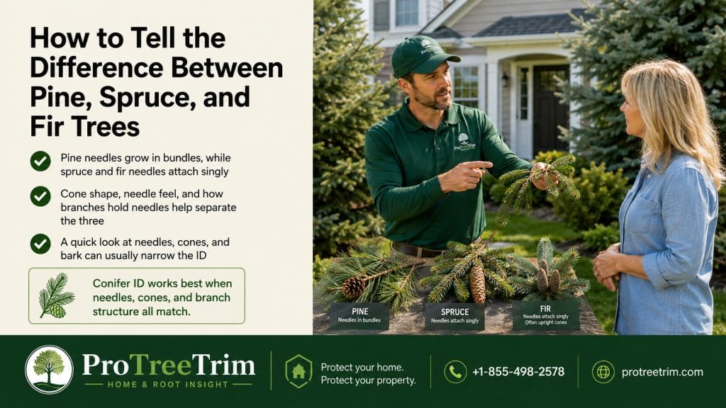 How to Tell the Difference Between Pine, Spruce, and Fir Trees