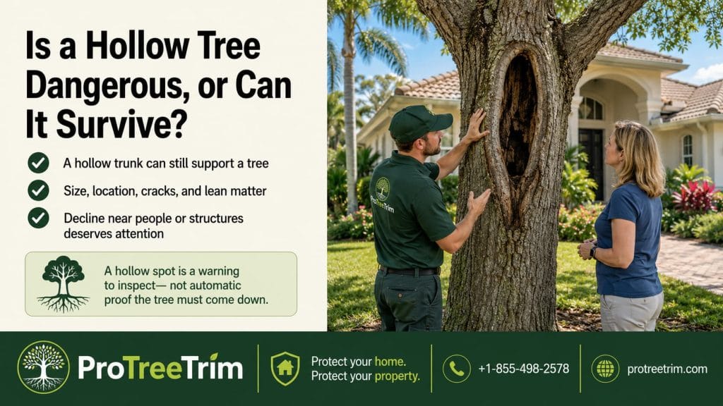 Is a Hollow Tree Dangerous, or Can It Survive?