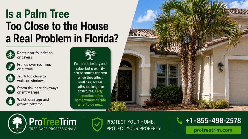 Is a Palm Tree Too Close to the House a Real Problem in Florida?