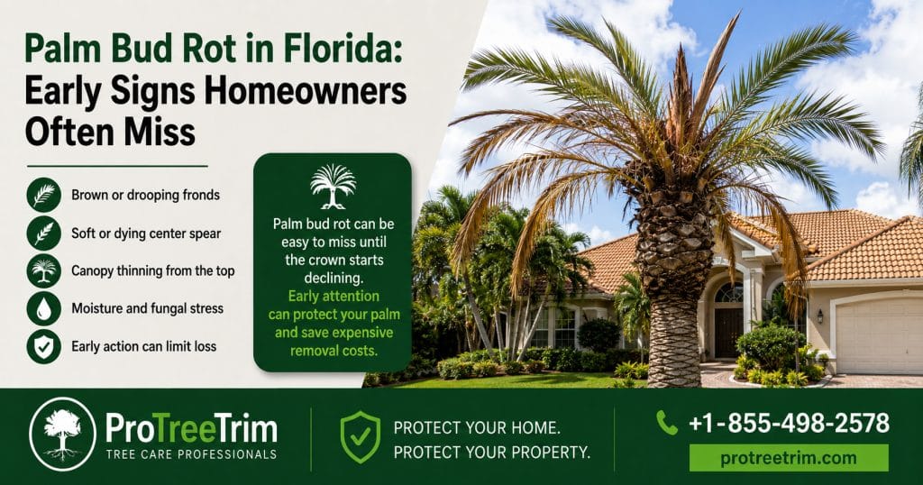 Palm Bud Rot in Florida: Early Signs Homeowners Often Miss
