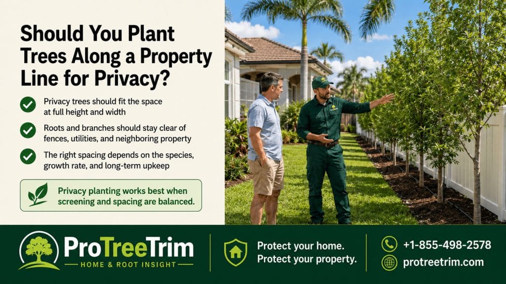 Should You Plant Trees Along a Property Line for Privacy?