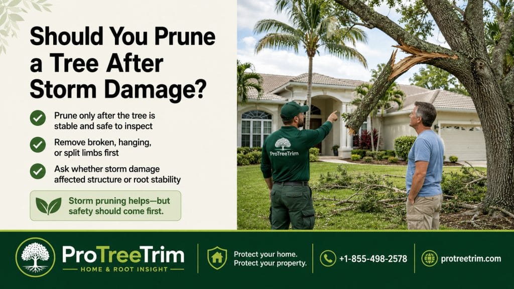 Should You Prune a Tree After Storm Damage?