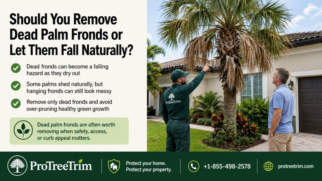 Should You Remove Dead Palm Fronds or Let Them Fall Naturally?