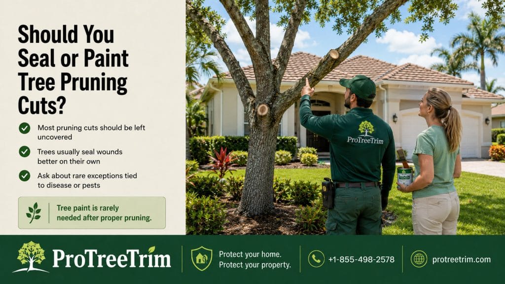 Should You Seal or Paint Tree Pruning Cuts?