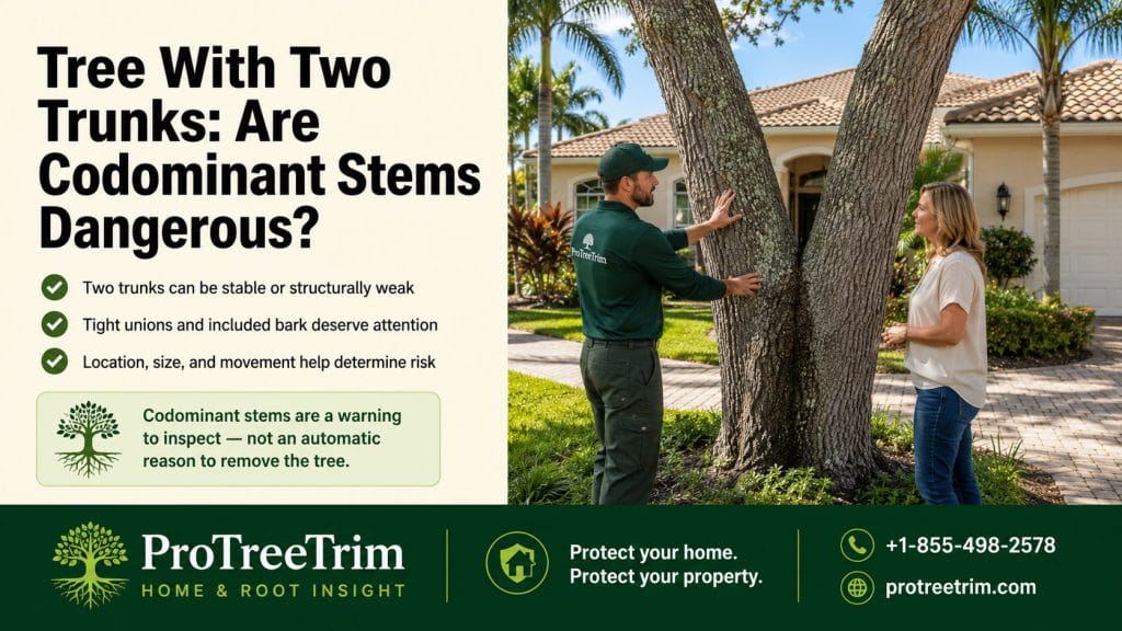 Tree With Two Trunks: Are Codominant Stems Dangerous?