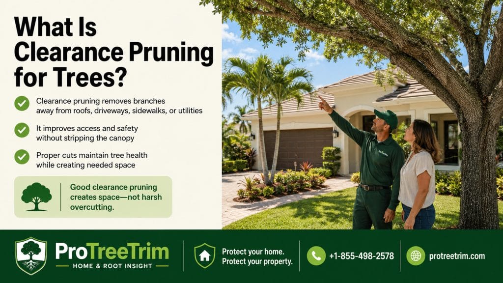 What Is Clearance Pruning for Trees?