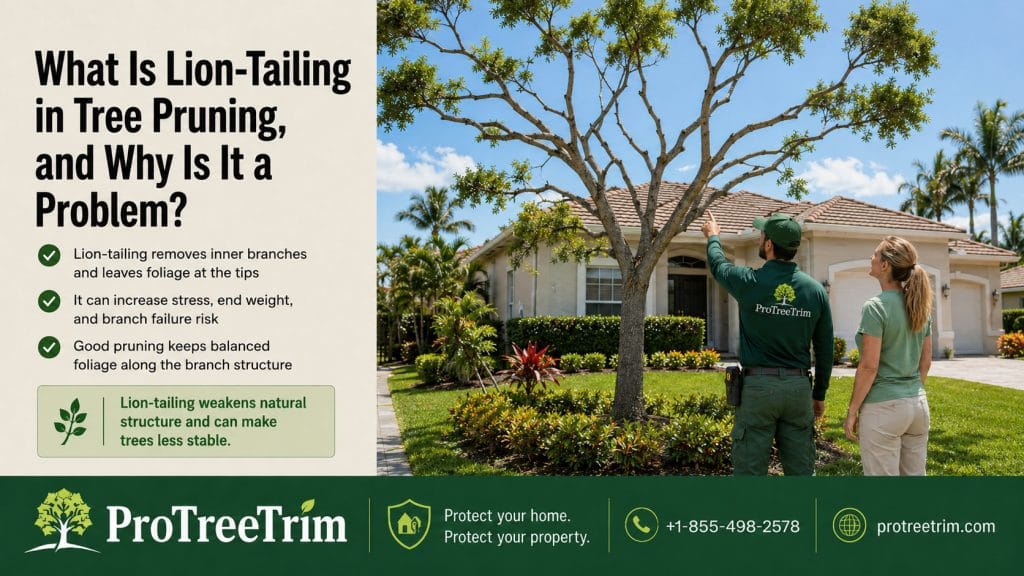 What Is Lion-Tailing in Tree Pruning, and Why Is It a Problem?