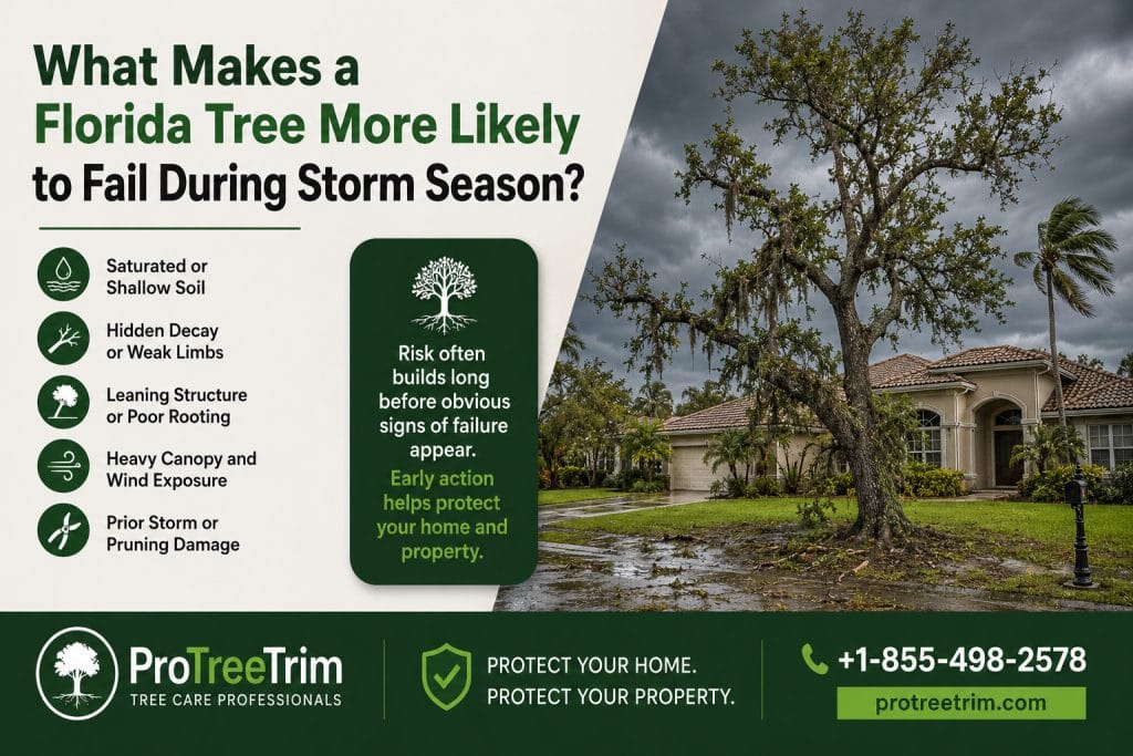 What Makes a Florida Tree More Likely to Fail During Storm Season?