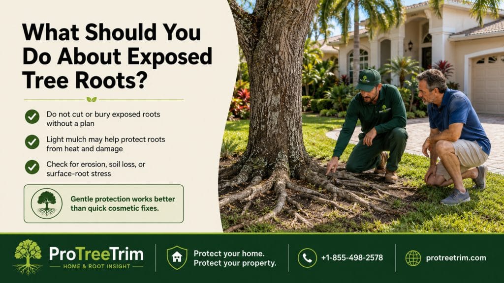 What Should You Do About Exposed Tree Roots?