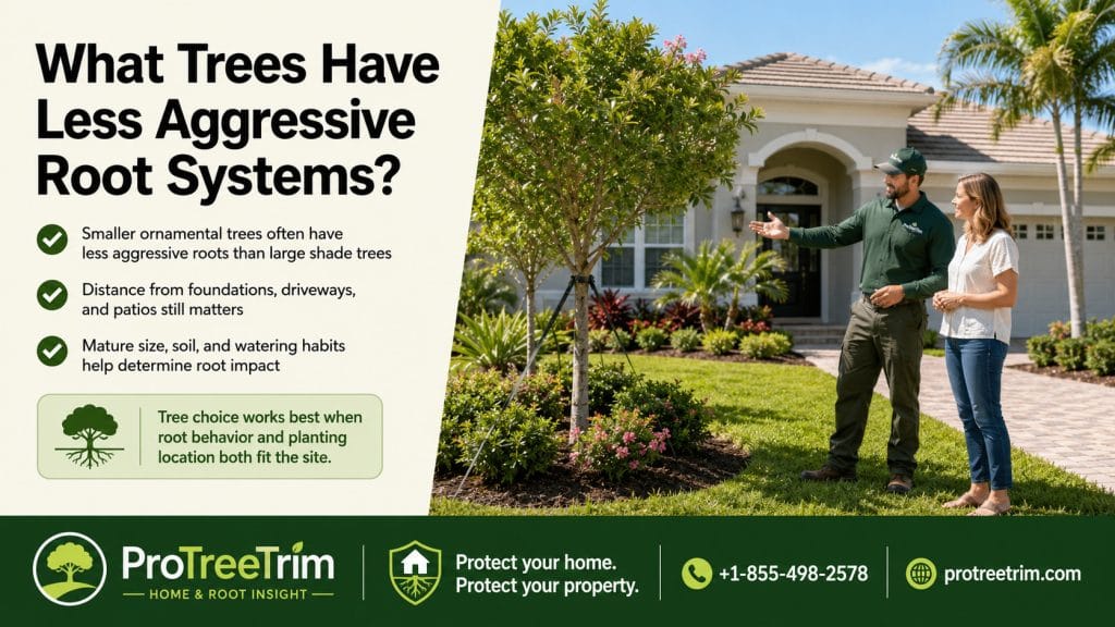 What Trees Have Less Aggressive Root Systems?