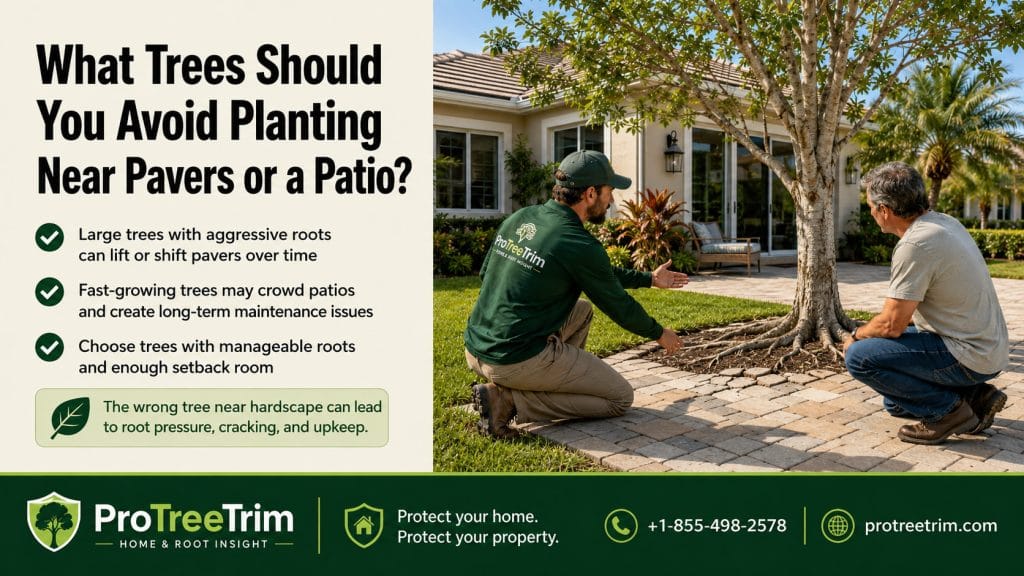 What Trees Should You Avoid Planting Near Pavers or a Patio?