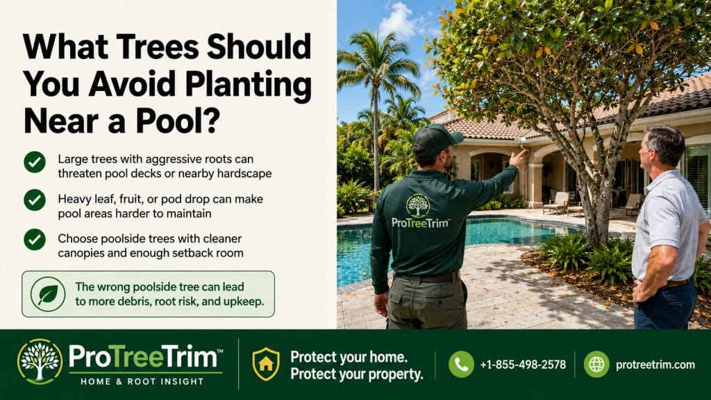 What Trees Should You Avoid Planting Near a Pool?