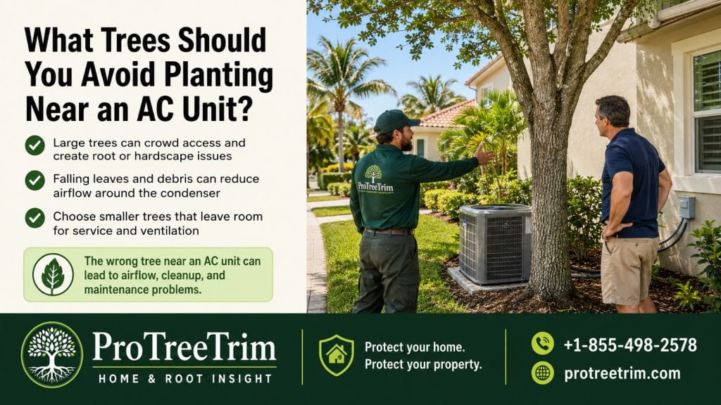 What Trees Should You Avoid Planting Near an AC Unit?